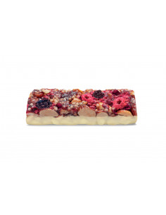 Outlet del dolce Quaranta - BARRETTE NUTS FRUTTI ROSSI, MANDORLE E CIOCCOLATO BIANCO 120g