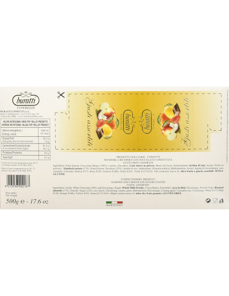 CONFETTI ALLA MANDORLA TENEREZZE FRUTTA 500g