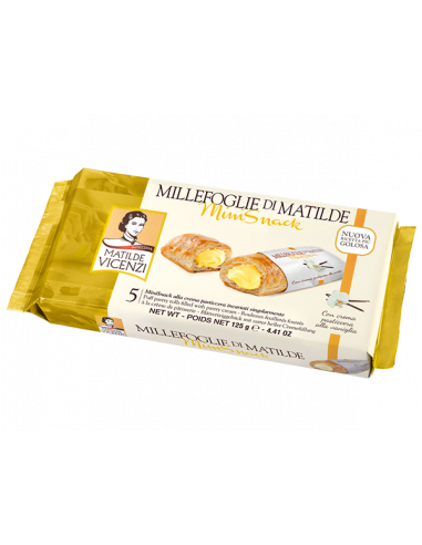 MILLEFOGLIE ALLA CREMA PASTICCERA VICENZI 125g