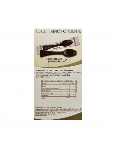 CUCCHIAINO DI CIOCCOLATO FONDENTE LINDT