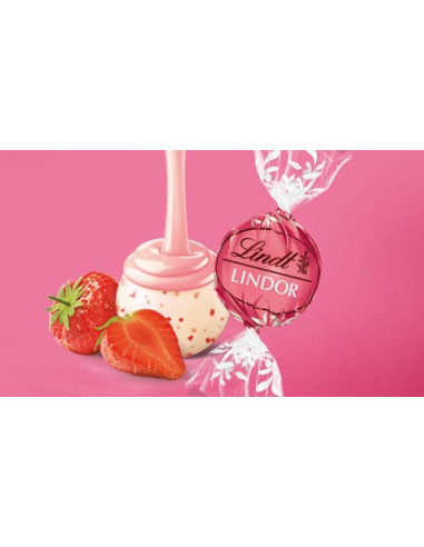 SACCHETTO LINDOR FRAGOLA SFUSO 300g