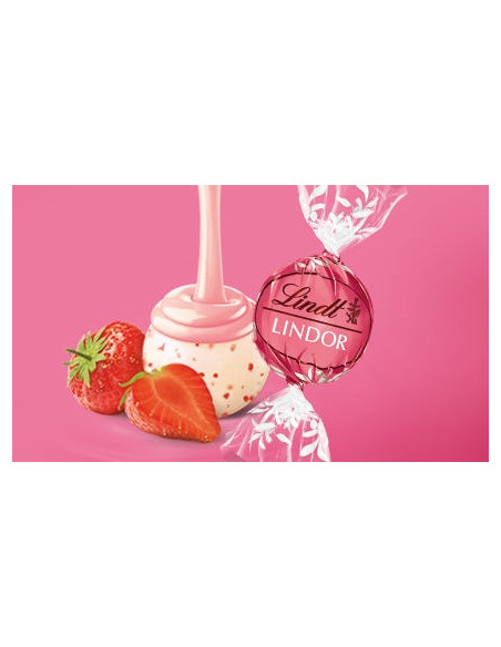SACCHETTO LINDOR FRAGOLA SFUSO 300g