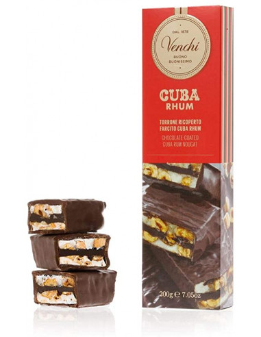 TORRONE RICOPERTO FARCITO RHUM 200g