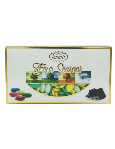 CONFETTI AL CIOCCOLATO SFUMATI VERDE 1KG