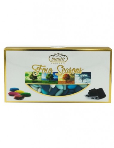 CONFETTI AL CIOCCOLATO SFUMATI AZZURRI 1Kg