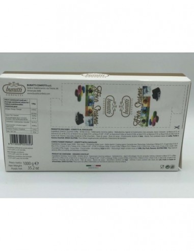 CONFETTI AL CIOCCOLATO SFUMATI AZZURRI 1Kg