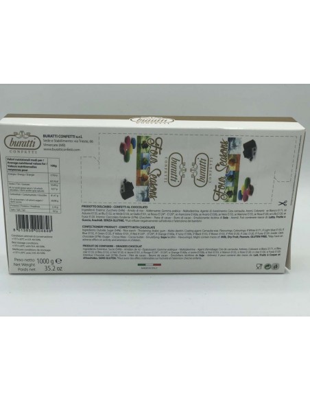 CONFETTI AL CIOCCOLATO SFUMATI AZZURRI 1Kg