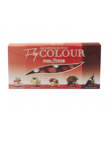 CONFETTI MANDORLA E CREME VARIE FLY COLOR ROSSO