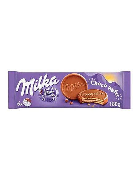 Outlet del dolce Quaranta - WAFER MILKA RICOPERTI CIOCCOLATO