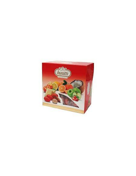 Outlet del dolce Quaranta - VASSOIO CONFETTI ALLA FRUTTA  ROSSI INCARTATI 500G