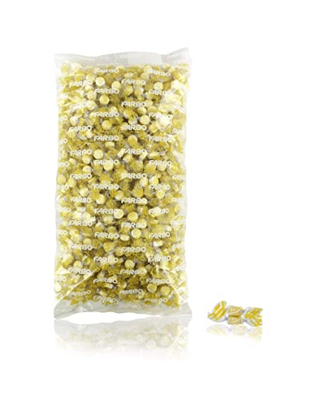 CARAMELLE FARBO MINI SENZA ZUCCHERO GUSTO LIMONE 500g