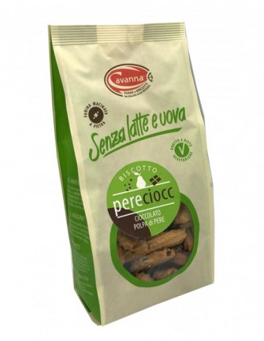 BISCOTTI PERE E CIOCCOLATO 300g (SENZA LATTE E UOVA)