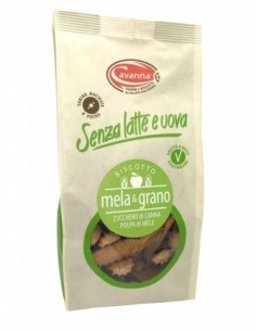 BISCOTTI CAVANNA MELA E GRANO 350g (SENZA LATTE E UOVA)