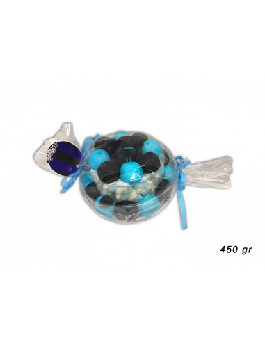 TORTA MARSMALLOW SQUADRA NERO AZZURRO