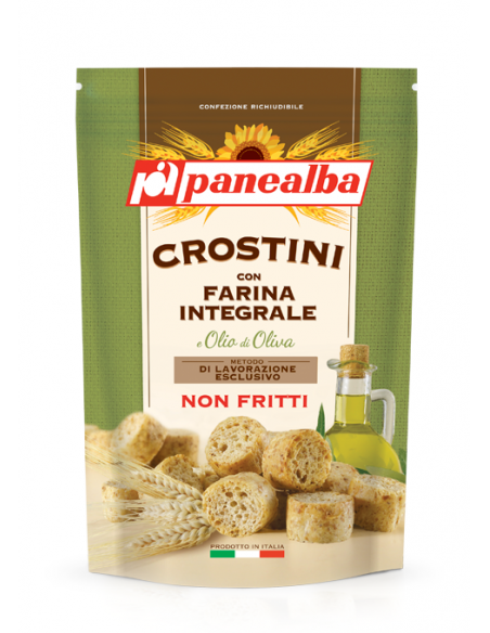 Outlet del dolce Quaranta - CROSTINI INTEGRALI PANEALBA