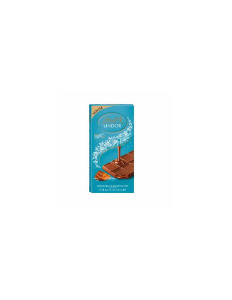 Outlet del dolce Quaranta - TAVOLETTA LINDOR AL CARAMELLO SALATO 100 G