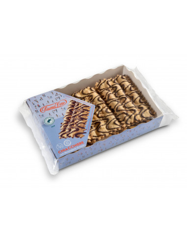 CHIACCHIERE CON DECORAZIONI AL CACAO