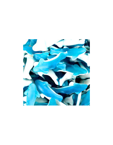 BUSTINA SQUALI AZZURRI LUCIDI GOMMOSI 100g TROLLI