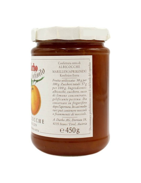 CONFETTURA EXTRA ALBICOCCA 450g D'ARBO