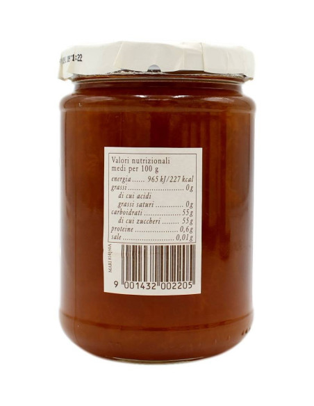 CONFETTURA EXTRA ALBICOCCA 450g D'ARBO