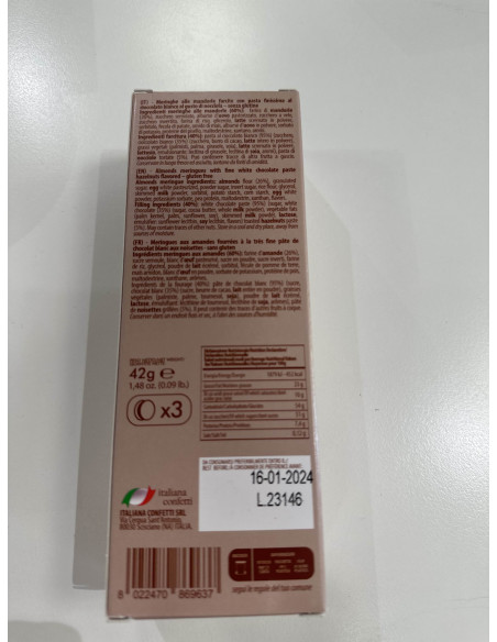 MACARONS NOCCIOLA 42g x 3 MAXTRIS AMOR GOLOSO