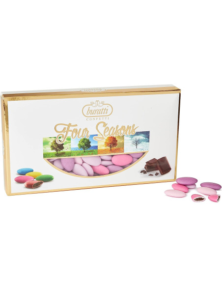 CONFETTI AL CIOCCOLATO SFUMATI ROSA 1KG