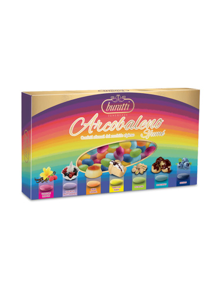 CONFETTI SFUMATI ARCOBALENO 1Kg