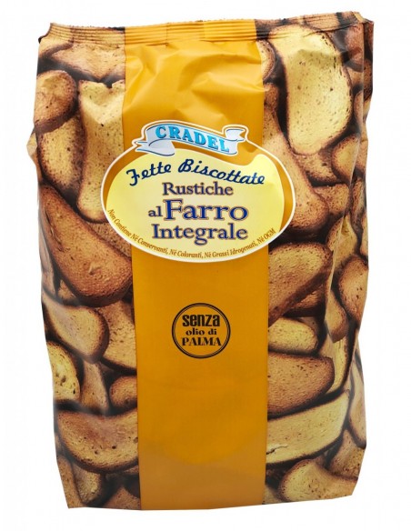 Outlet del dolce Quaranta - FETTE BISCOTTATE FARRO CRADEL