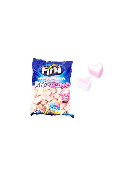 BUSTA 1Kg MARSHMALLOW ROSA CUORE FINI