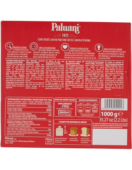 PANETTONE PALUANI 1Kg