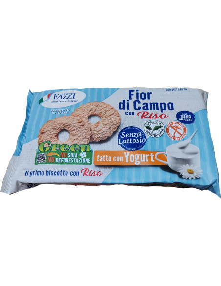 BISCOTTI DI RISO E YOGURT, 250G.