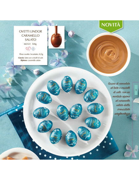 SACCHETTO OVETTI CARAMELLO SALATO 300g LINDT