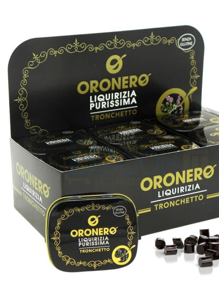 Outlet del dolce Quaranta - LIQUIRIZIA PURA latta oro nero