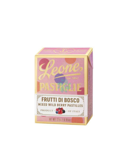 Outlet del dolce Quaranta - PASTIGLIE LEONE FRUTTI DI BOSCO