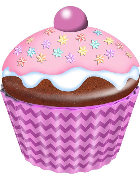 LATTA A FORMA DI CUPCAKE CON CARAMELLE