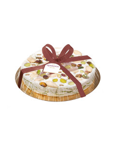 TORTINA DI TORRONE TENERO VARIEGATA AL PISTACCHIO 500g
