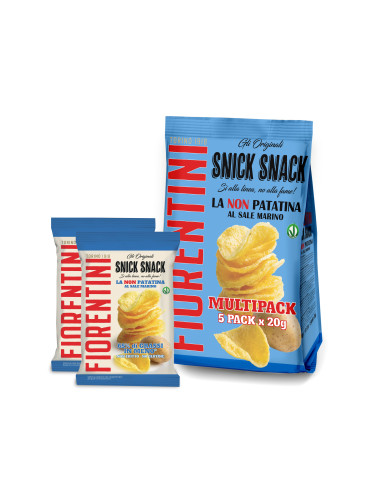 MULTIPACK SNICK SNACK LA NON PATATINA 100g FIORENTINI