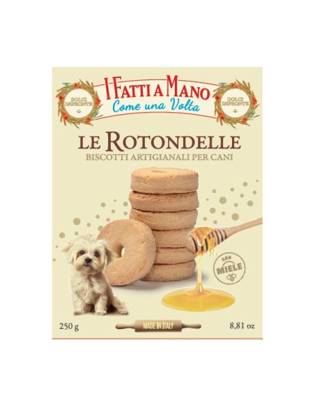 BISCOTTI ARTIGIANALI PER CANI LE ROTONDELLE