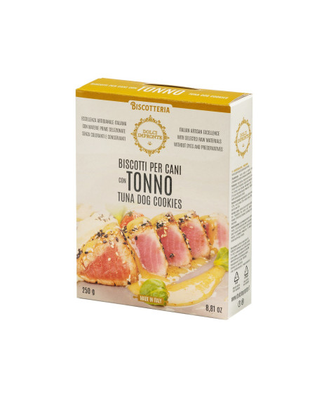 BISCOTTI ARTIGIANALI PER CANI CON TONNO
