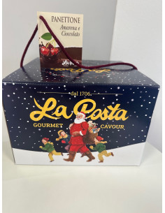 PANETTONE AMARENA E CIOCCOLATO 1Kg