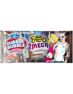 1 MEGA TATTOO E 2 CICCHE BUBBLE GUM