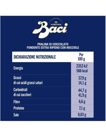 LATTA CUORE BACI PERUGINA 100g
