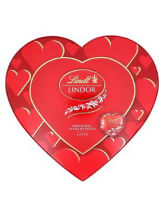 SCATOLA CUORE LINDT CON LINDOR AL LATTE 96g