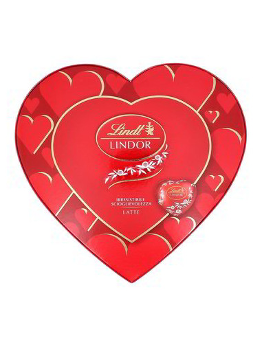 SCATOLA CUORE LINDT CON LINDOR AL LATTE 96g