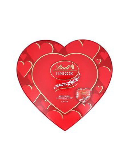 Outlet del dolce Quaranta - SCATOLA CUORE LINDOR LATTE LINDT