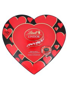 SCATOLA CUORE LINDT CON LINDOR FONDENTE