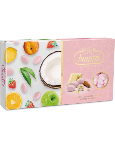 CONFETTI MISTO FRUTTA ROSA 1Kg BURATTI