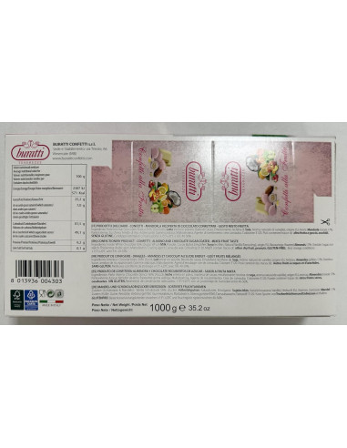 CONFETTI MISTO FRUTTA ROSA 1Kg BURATTI