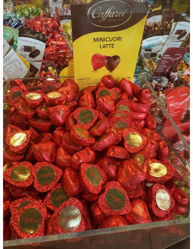 CIOCCOLATINI AL LATTE A FORMA DI CUORE CAFFAREL 300g