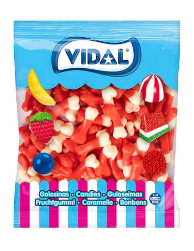 GOMMOSI OSSO BIANCO E ROSSO VIDAL 500g